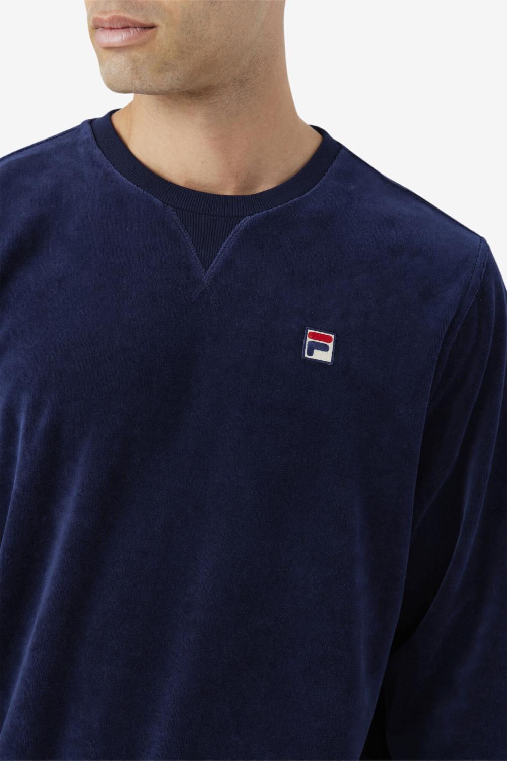 Men Sweatshirts &amp; Hoodies | FILA Earl Velour Crew
