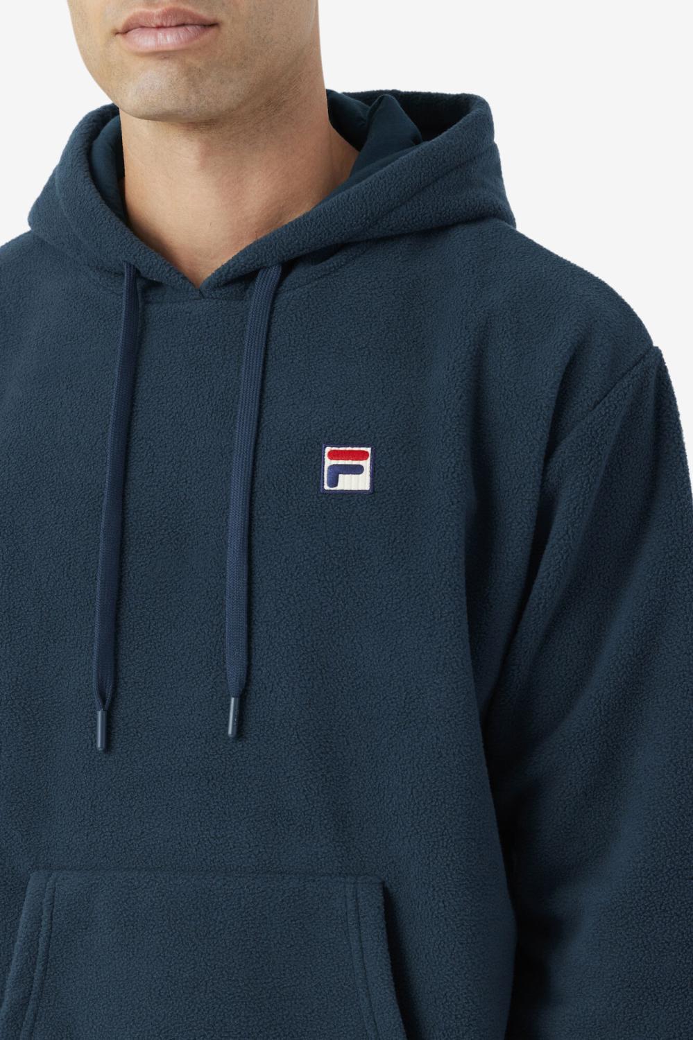 Men Sweatshirts &amp; Hoodies | FILA Finn Fleece Hoodie 292 DARK TEAL