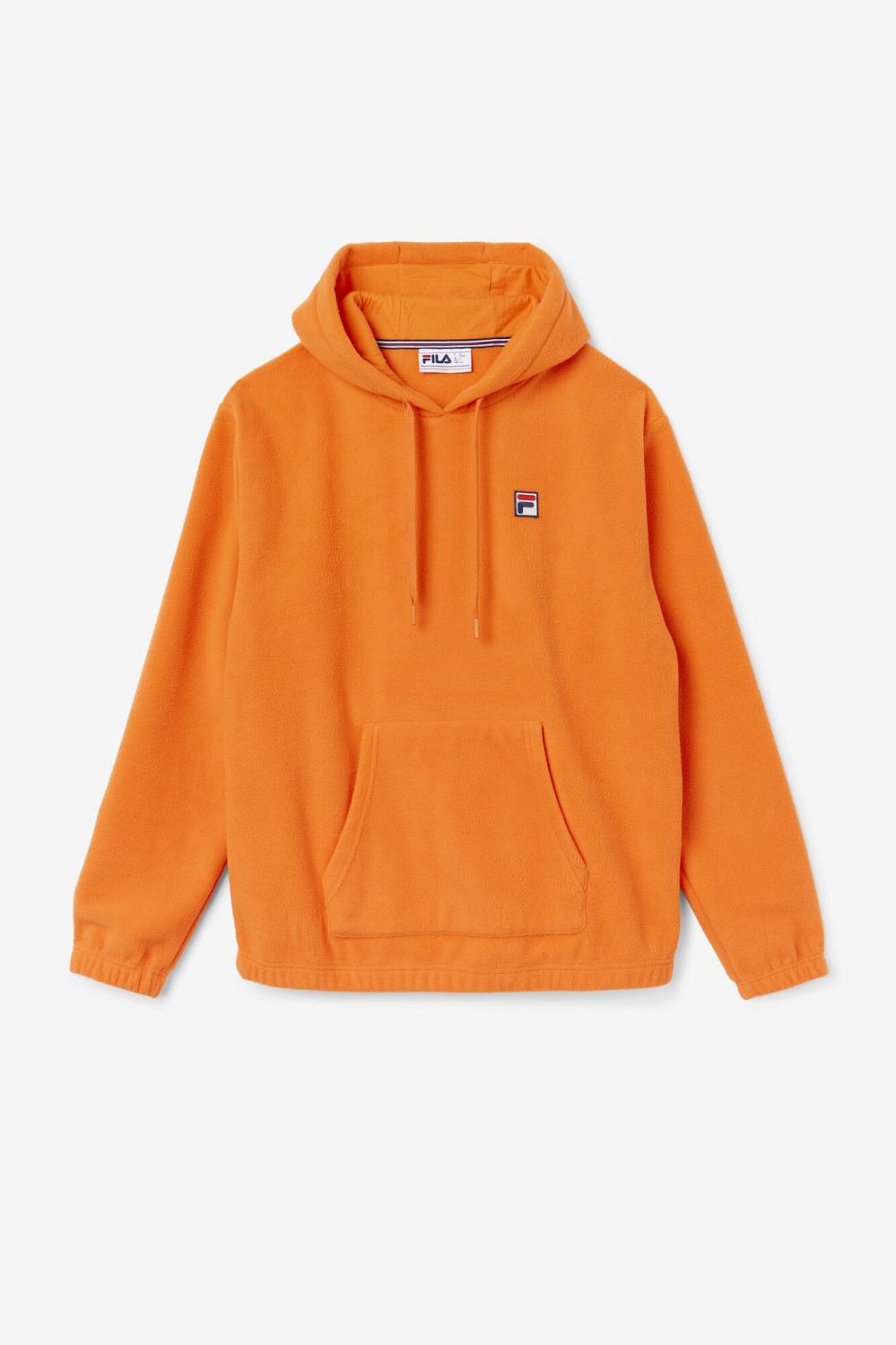 Men Sweatshirts &amp; Hoodies | FILA Finn Fleece Hoodie 810 MANDARIN ORANGE