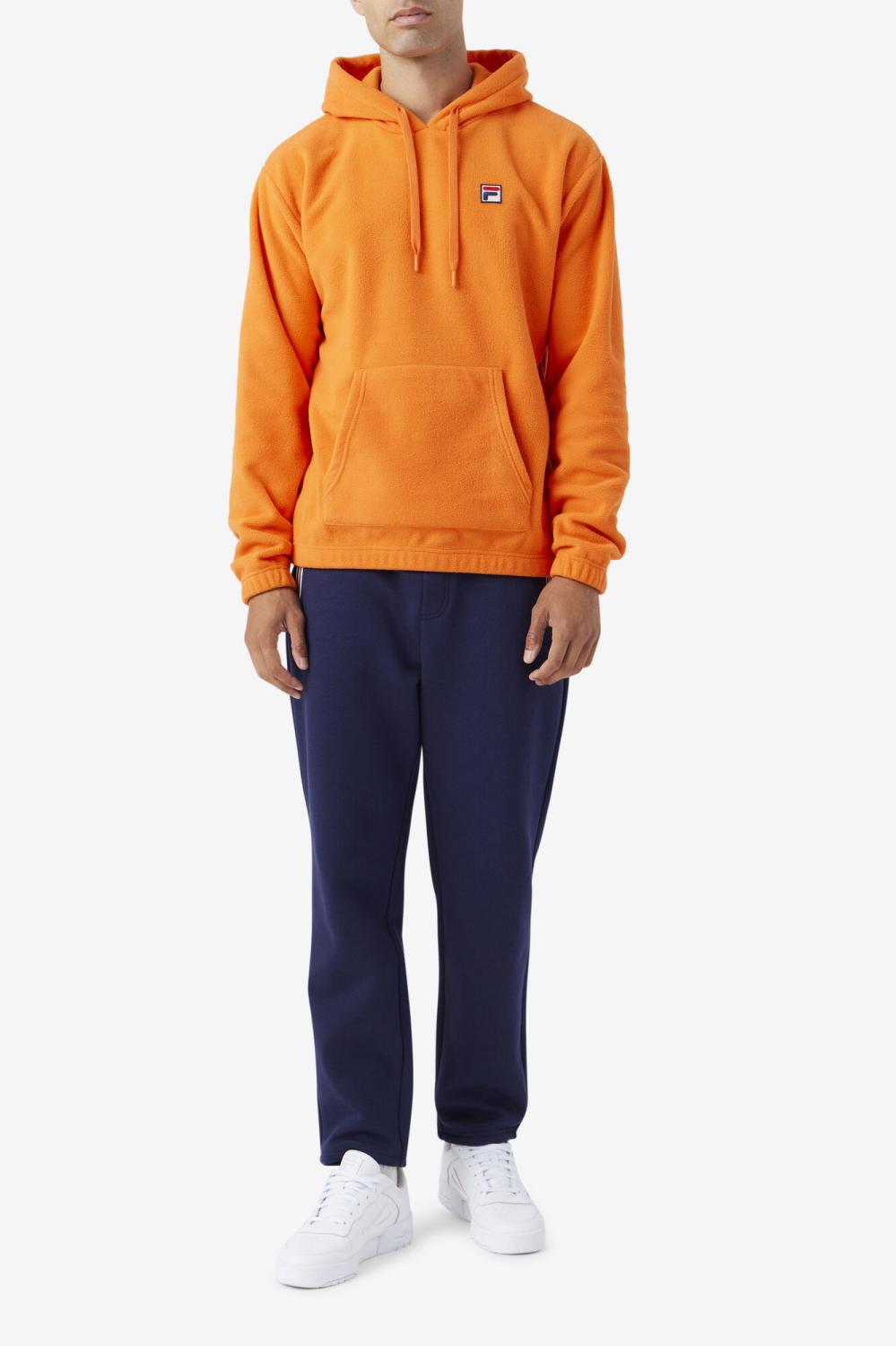 Men Sweatshirts &amp; Hoodies | FILA Finn Fleece Hoodie 810 MANDARIN ORANGE