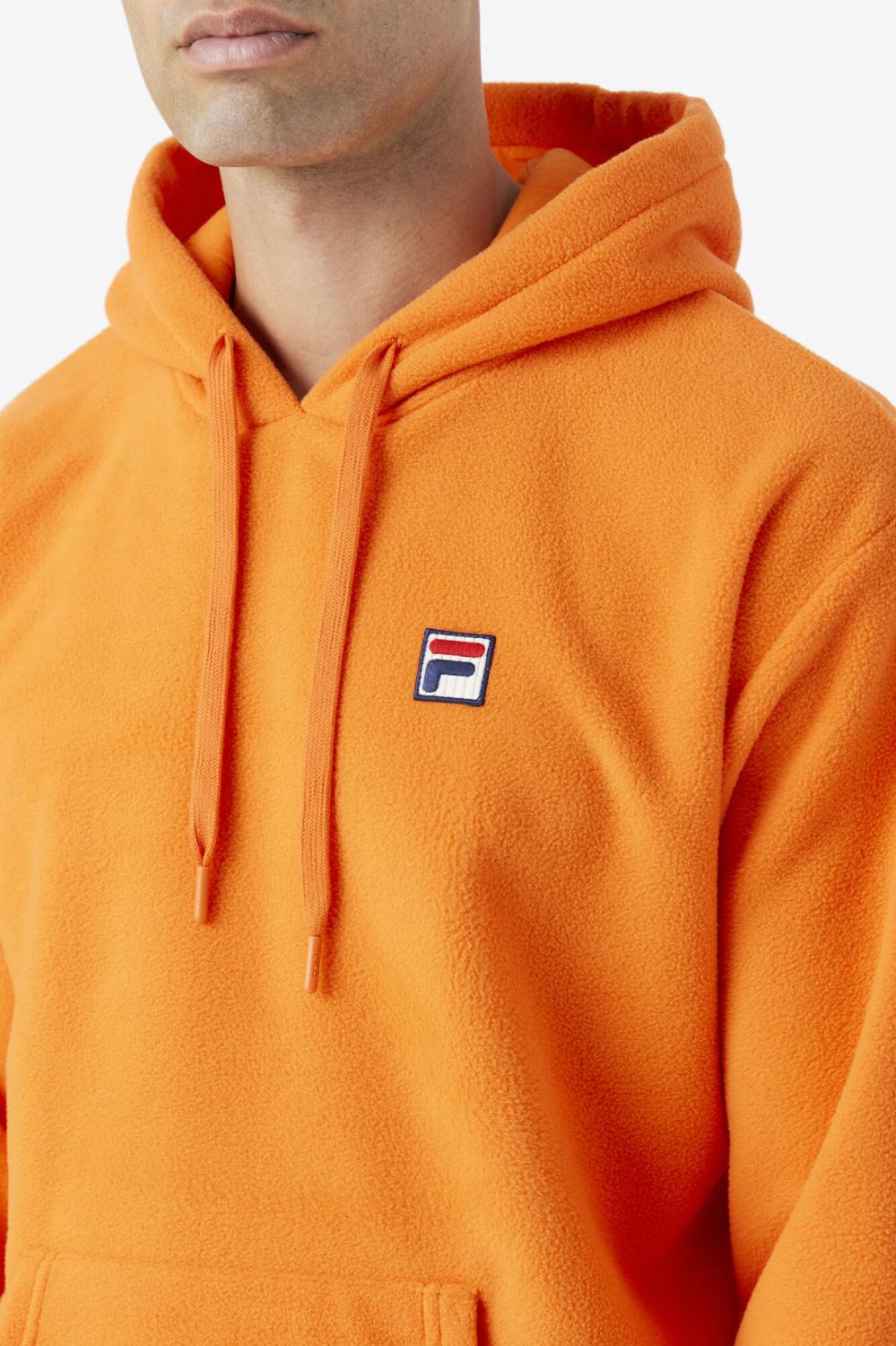 Men Sweatshirts &amp; Hoodies | FILA Finn Fleece Hoodie 810 MANDARIN ORANGE