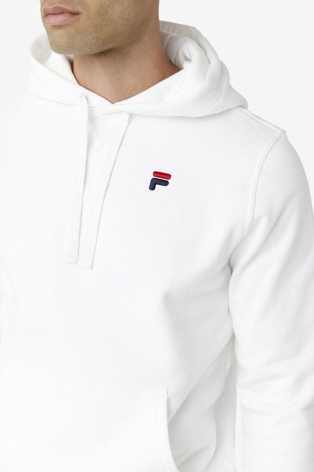 Men Sweatshirts &amp; Hoodies | FILA Godfrey Hoodie 100 WHITE