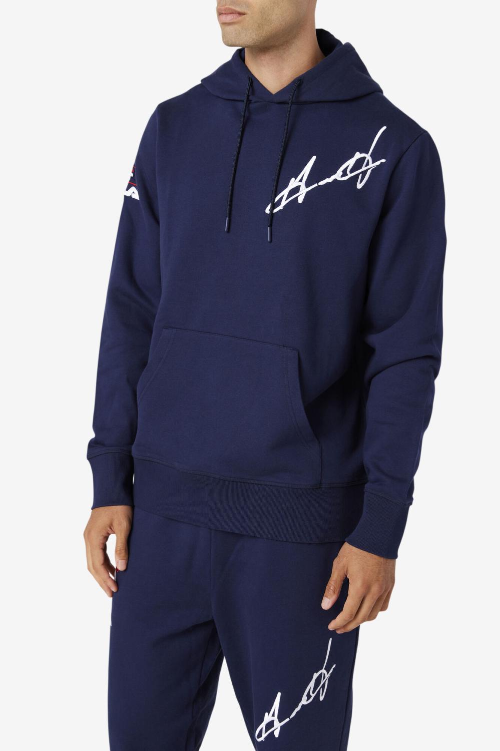Men Sweatshirts &amp; Hoodies | FILA Grant Hill Lazarus Hoodie 410 NAVY