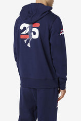Men Sweatshirts &amp; Hoodies | FILA Grant Hill Lazarus Hoodie 410 NAVY