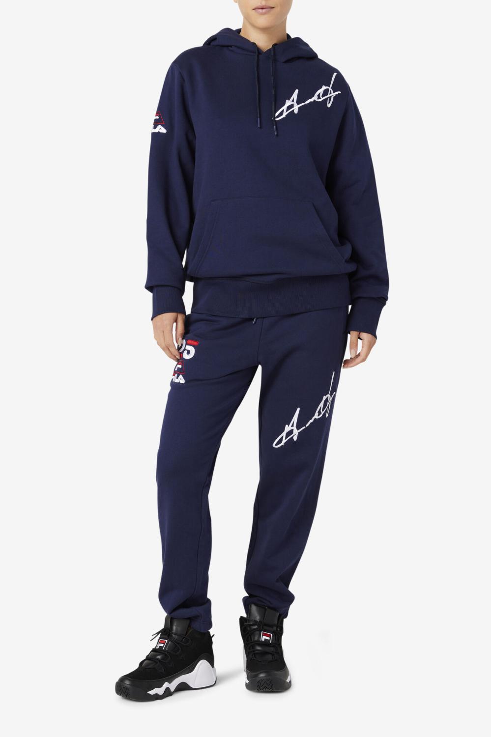 Men Sweatshirts &amp; Hoodies | FILA Grant Hill Lazarus Hoodie 410 NAVY