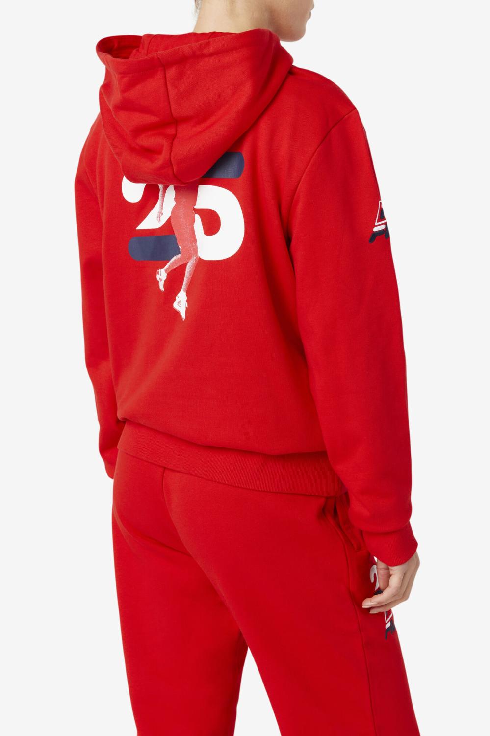 Men Sweatshirts &amp; Hoodies | FILA Grant Hill Lazarus Hoodie 620 RED