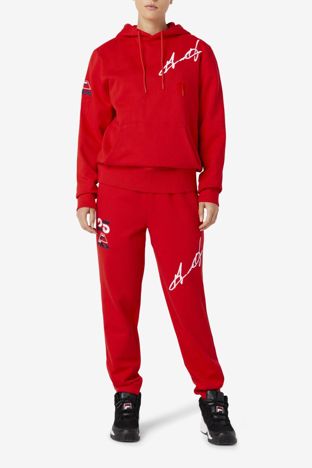 Men Sweatshirts &amp; Hoodies | FILA Grant Hill Lazarus Hoodie 620 RED