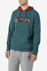 Men Sweatshirts &amp; Hoodies | FILA Harnoop Hoodie 990 JUNE BUG / RHUBARB / SAFFRON