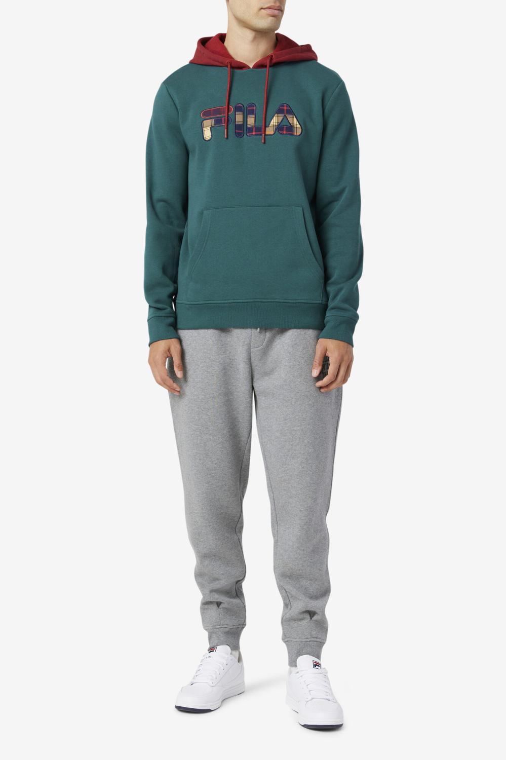 Men Sweatshirts &amp; Hoodies | FILA Harnoop Hoodie 990 JUNE BUG / RHUBARB / SAFFRON