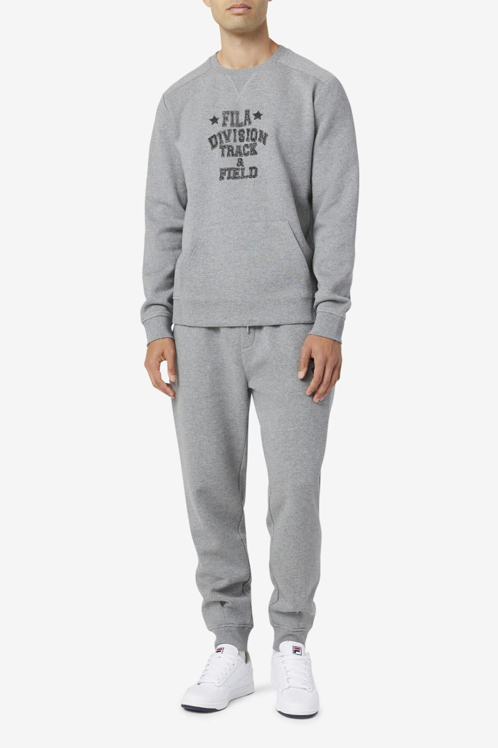 Men Sweatshirts &amp; Hoodies | FILA Juddah Crew 027 VARSITY HEATHER