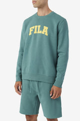 Men Sweatshirts &amp; Hoodies | FILA Kory Crewneck Sweatshsirt 320 BLUE SPRUCE / MIMOSA