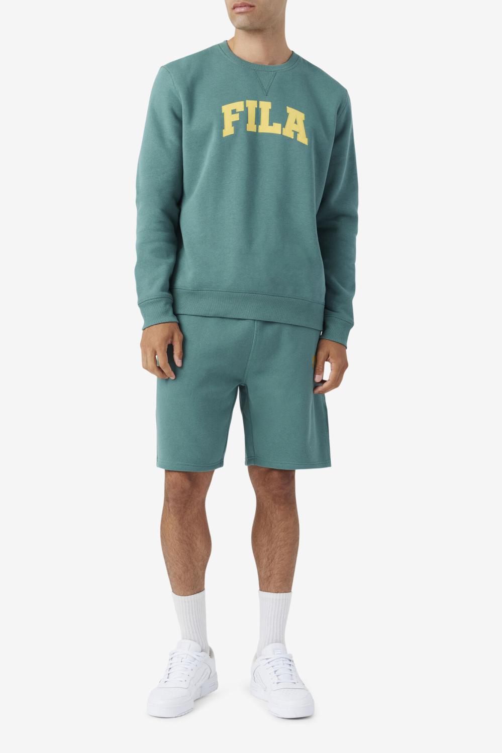 Men Sweatshirts &amp; Hoodies | FILA Kory Crewneck Sweatshsirt 320 BLUE SPRUCE / MIMOSA