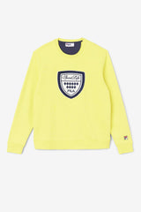 Men Sweatshirts &amp; Hoodies | FILA Kush Crew 723 BLAZING YELLOW / FILA NAVY / GARDENIA
