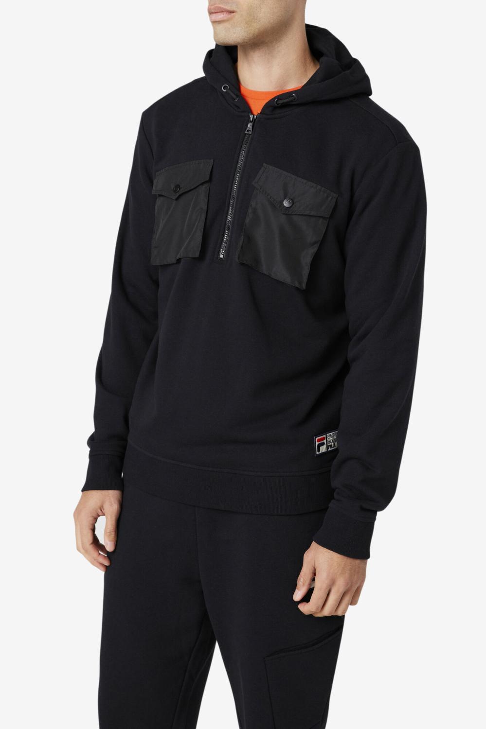 Men Sweatshirts &amp; Hoodies | FILA Mekong Hoodie 001 BLACK