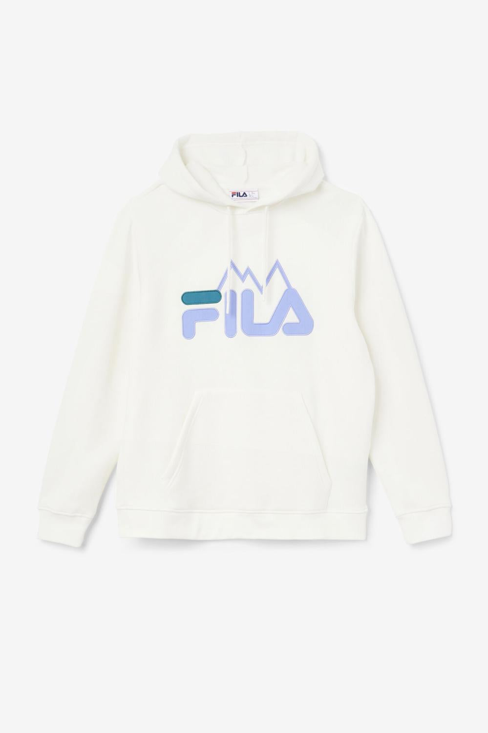 Men Sweatshirts &amp; Hoodies | FILA Nan Hoodie 172 EGRET / JACARANDA / DEEP LAKE