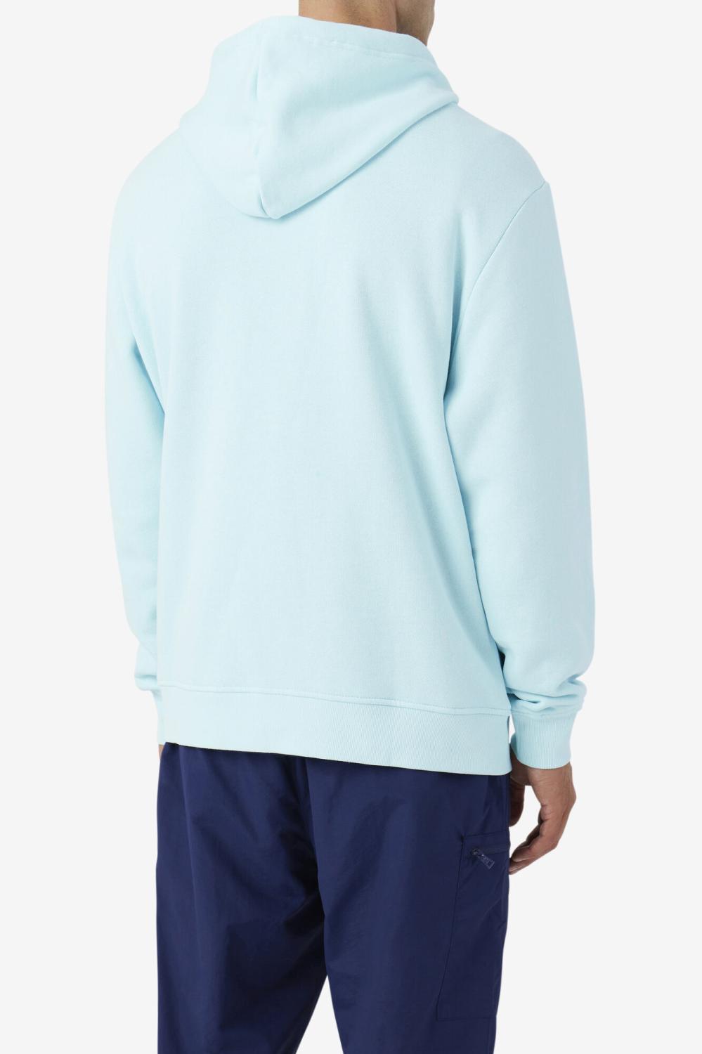 Men Sweatshirts &amp; Hoodies | FILA Nan Hoodie 438 ICED AQUA / FILA NAVY / DEEP LAKE