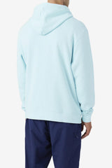 Men Sweatshirts &amp; Hoodies | FILA Nan Hoodie 438 ICED AQUA / FILA NAVY / DEEP LAKE