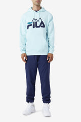 Men Sweatshirts &amp; Hoodies | FILA Nan Hoodie 438 ICED AQUA / FILA NAVY / DEEP LAKE