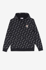 Men Sweatshirts &amp; Hoodies | FILA Nim Hoodie 001 BLACK / GARDENIA