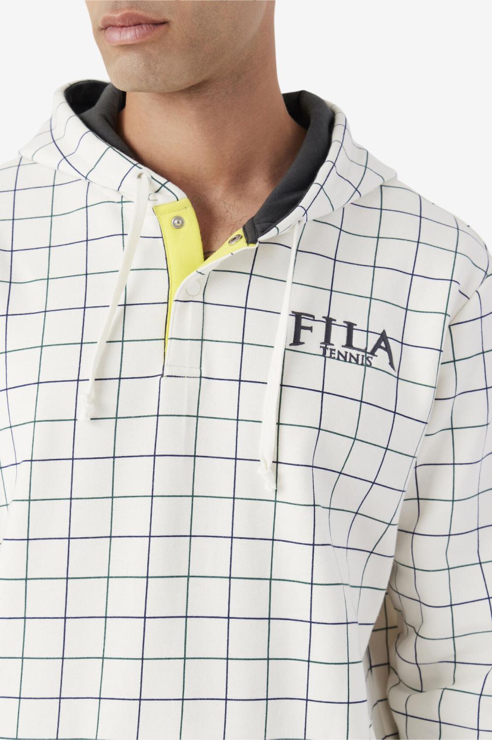 Men Sweatshirts &amp; Hoodies | FILA Rish Hoodie 281 GARDENIA / BLAZING YELLOW / JUNE BUG