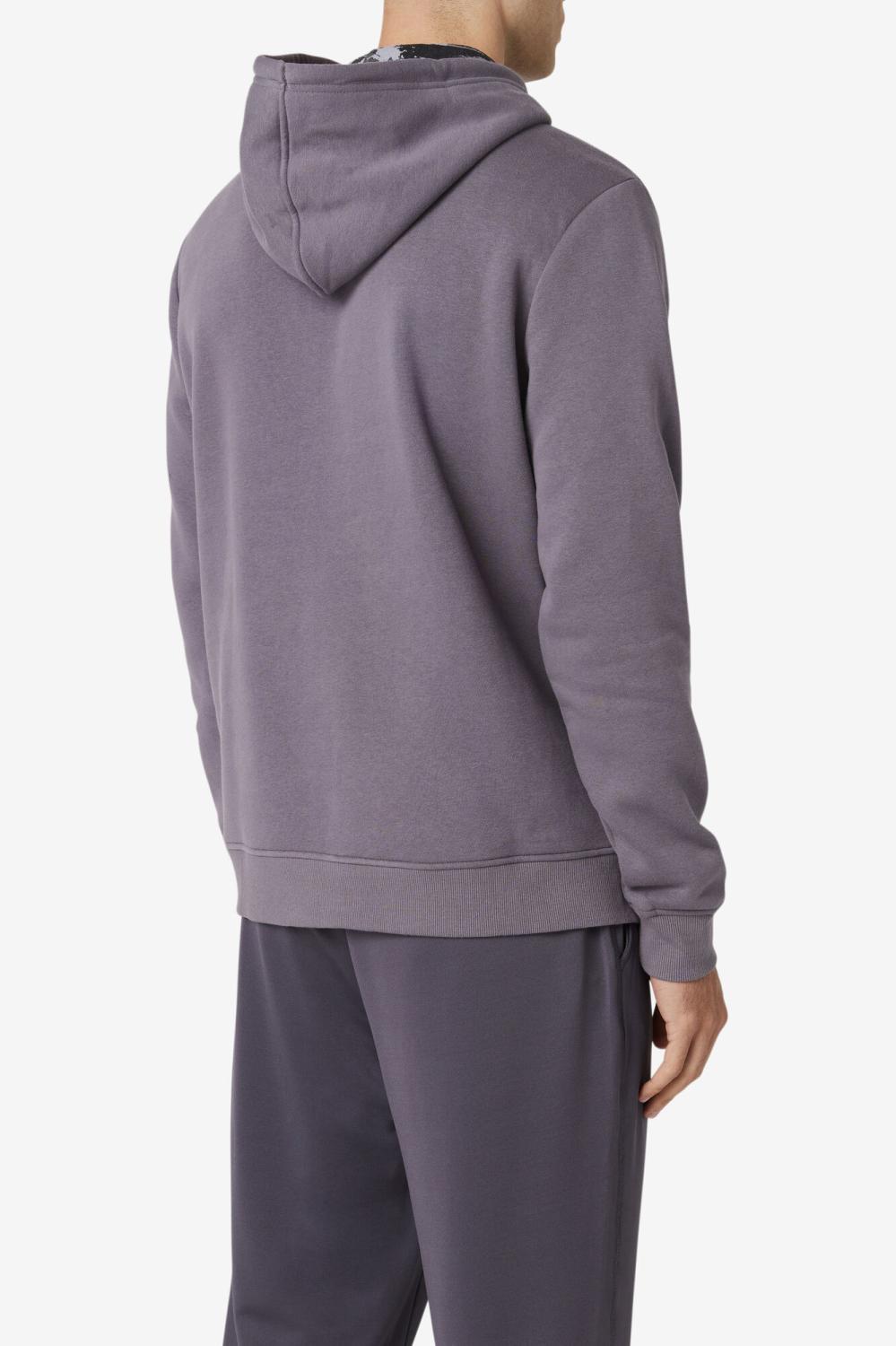 Men Sweatshirts &amp; Hoodies | FILA Rondot Hoodie 078 THUNDERSTORM / WHITE / GOLDEN OLIVE