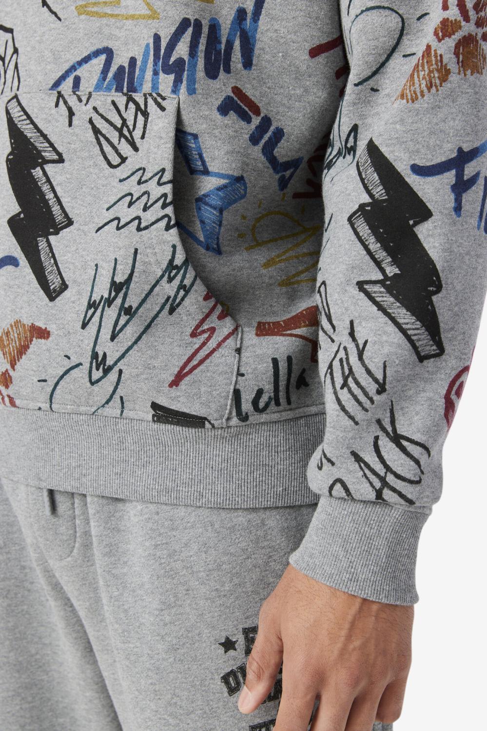 Men Sweatshirts &amp; Hoodies | FILA Sanani Hoodie 027 VARSITY HEATHER