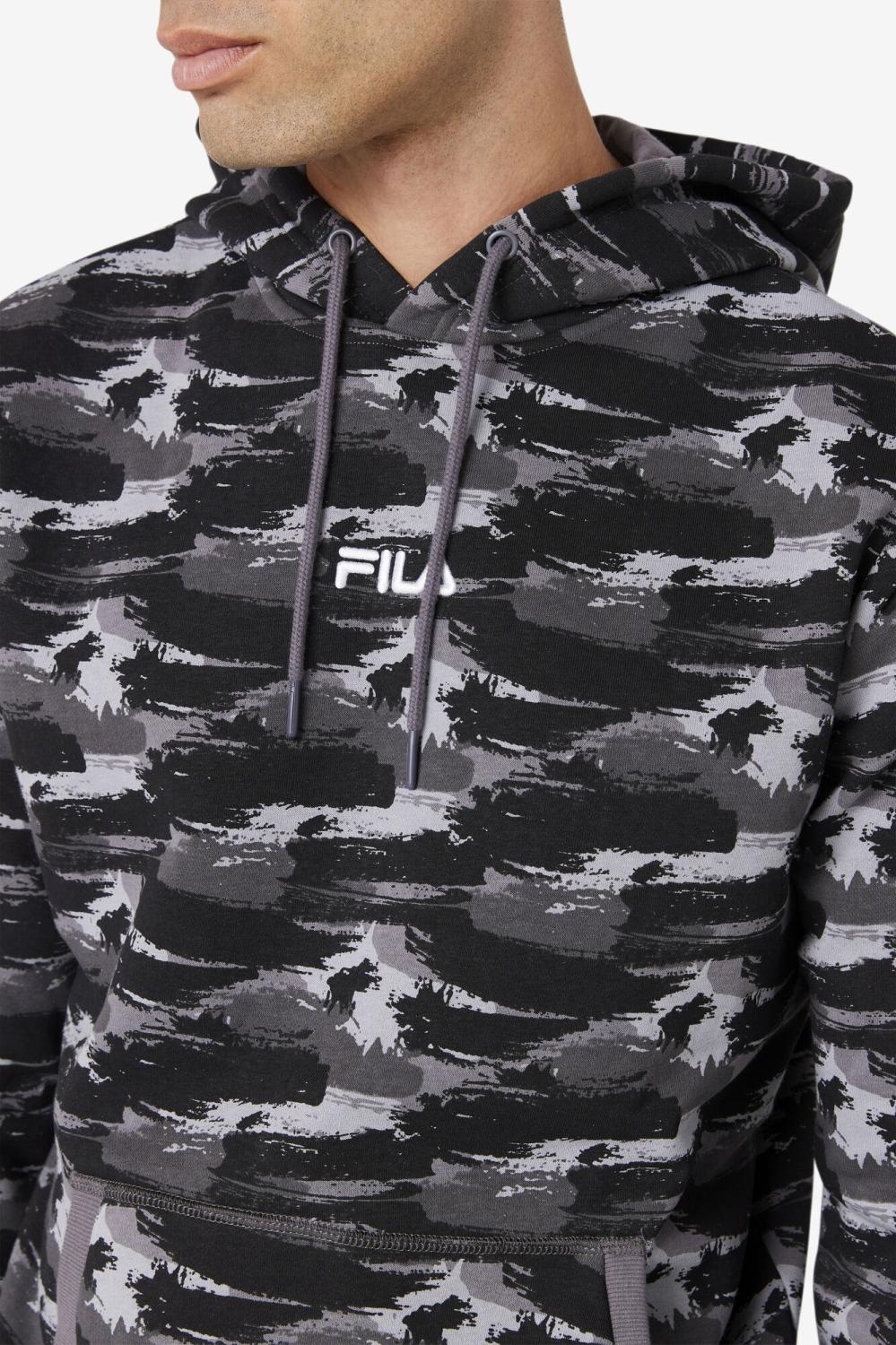Men Sweatshirts &amp; Hoodies | FILA Seneca Hoodie 079 THUNDERSTORM CAMO