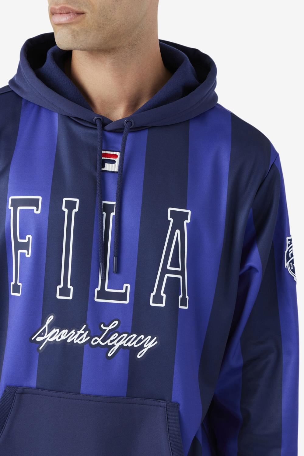 Men Sweatshirts &amp; Hoodies | FILA Soni Hoodie 514 LIBERTY / FILA NAVY / WHITE