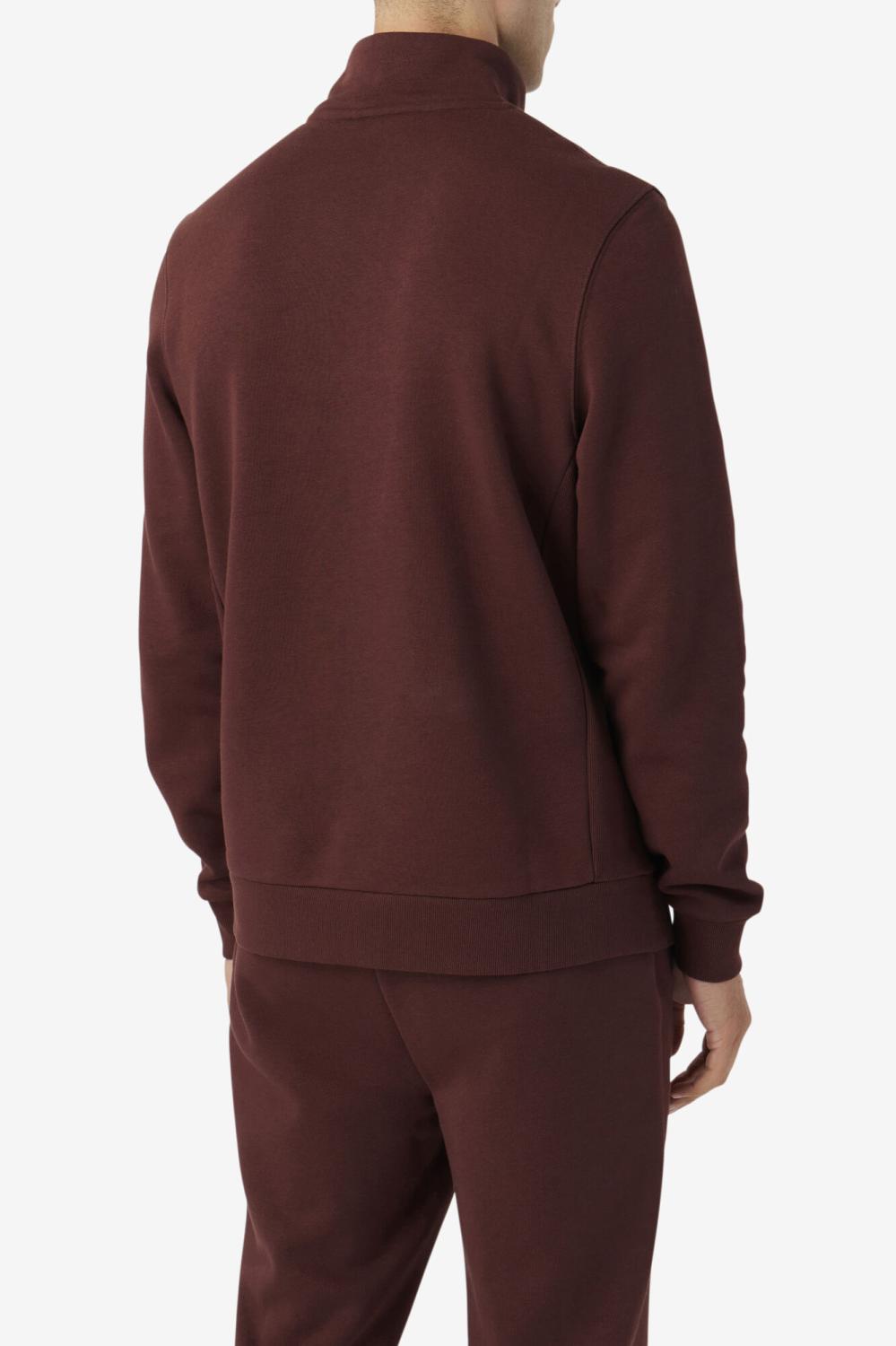 Men Sweatshirts &amp; Hoodies | FILA Weston Half Zip 206 BROWN STONE