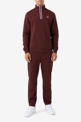 Men Sweatshirts &amp; Hoodies | FILA Weston Half Zip 206 BROWN STONE