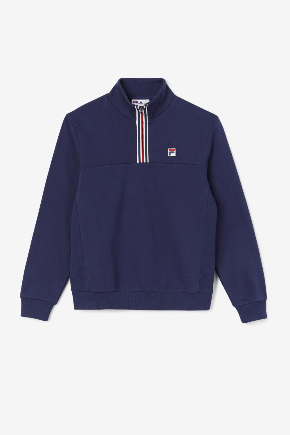 Men Sweatshirts &amp; Hoodies | FILA Weston Half Zip 410 FILA NAVY
