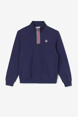 Men Sweatshirts &amp; Hoodies | FILA Weston Half Zip 410 FILA NAVY
