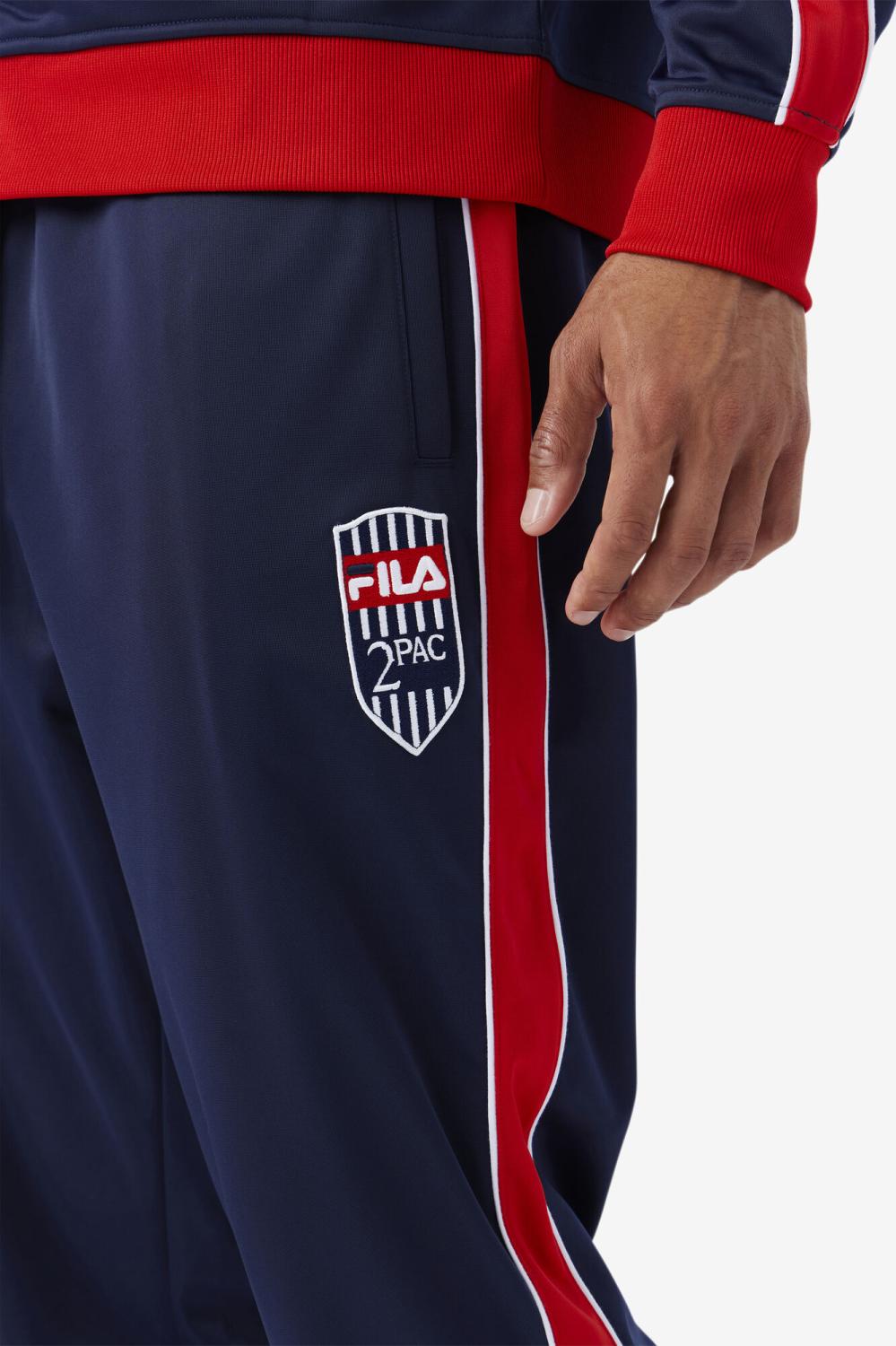 Men Sweatsuits &amp; Tracksuits | FILA 2Pac Track Pant 410 FILA NAVY / FILA RED / WHITE