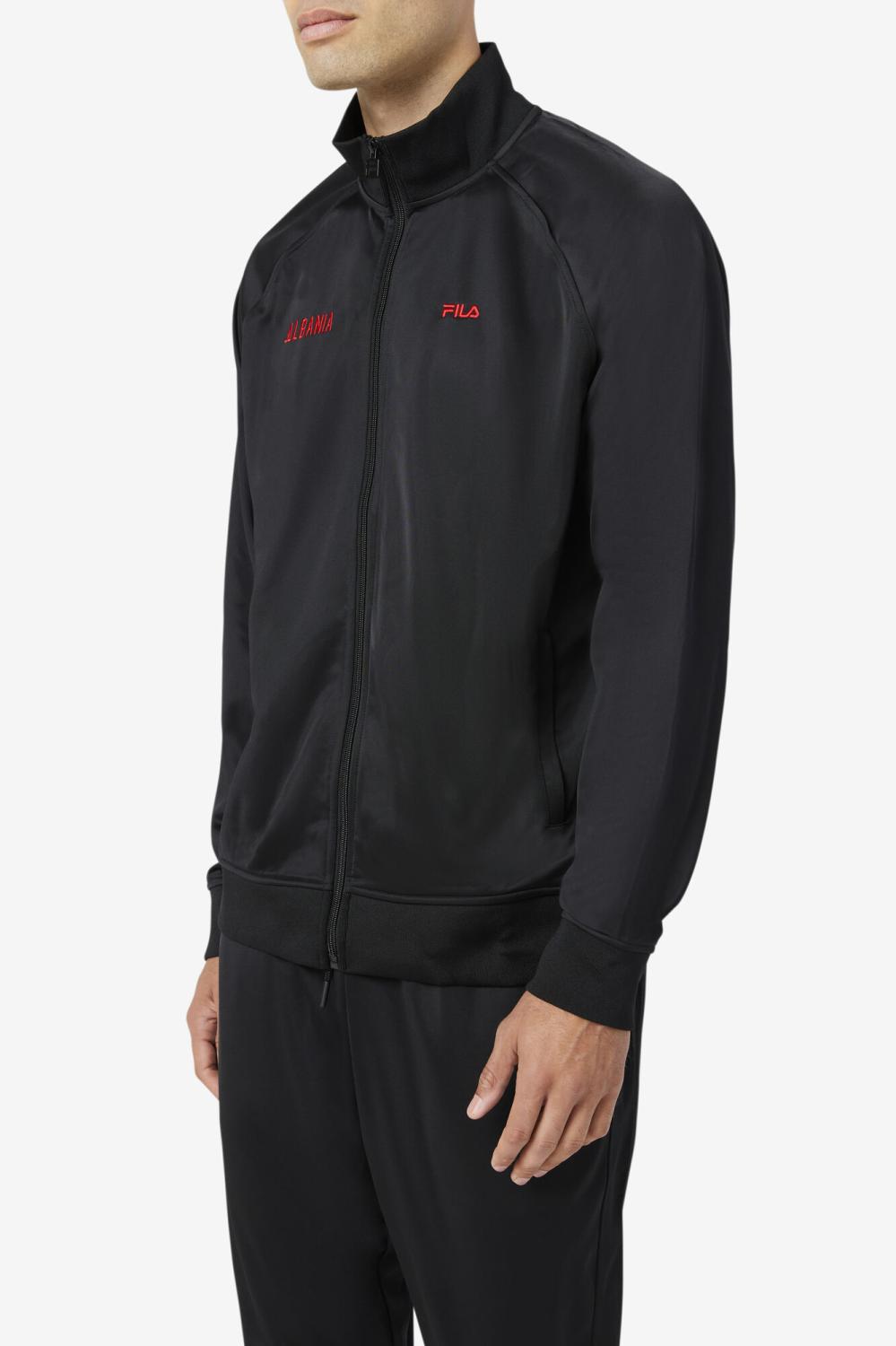 Men Sweatsuits &amp; Tracksuits | FILA Albania Track Jacket 001 BLACK / RED