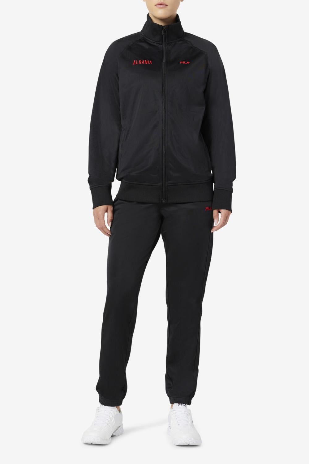 Men Sweatsuits &amp; Tracksuits | FILA Albania Track Pant 001 BLACK / RED