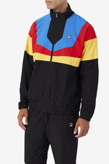 Men Sweatsuits &amp; Tracksuits | FILA Amar Track Jacket 001 BLACK / GOLD FUSION / FILA RED / PRINCE BLUE / WHITE