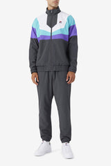Men Sweatsuits &amp; Tracksuits | FILA Amar Track Jacket 050 DARK SHADOW / ELECTRIC PURPLE / CERAMIC / WHITE