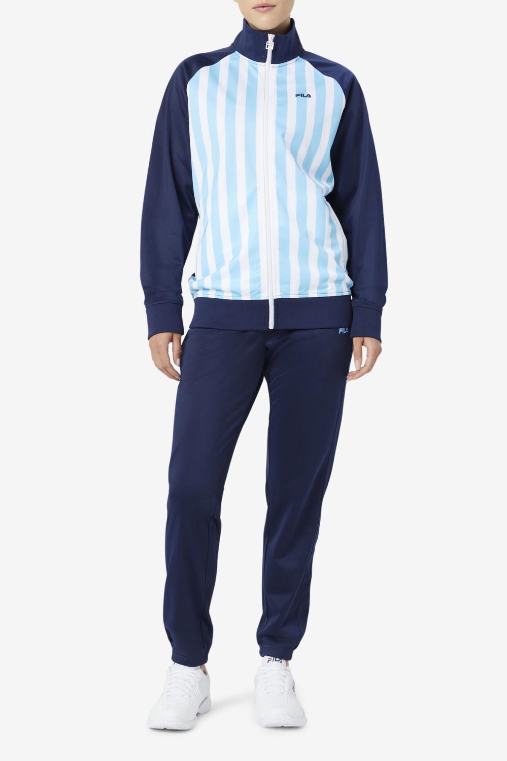 Men Sweatsuits &amp; Tracksuits | FILA Argentina Track Jacket 412 NAVY / WHITE / BALTIC SEA