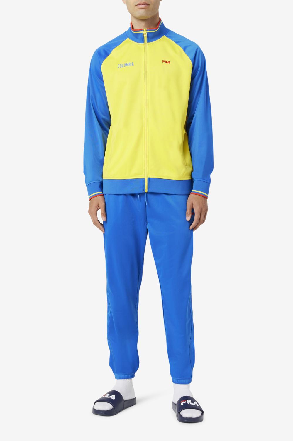 Men Sweatsuits &amp; Tracksuits | FILA Colombia Track Pant 446 LAPIS BLUE / FIERY RED