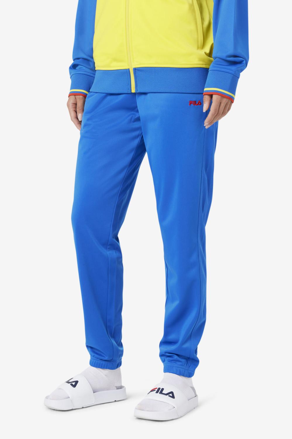 Men Sweatsuits &amp; Tracksuits | FILA Colombia Track Pant 446 LAPIS BLUE / FIERY RED