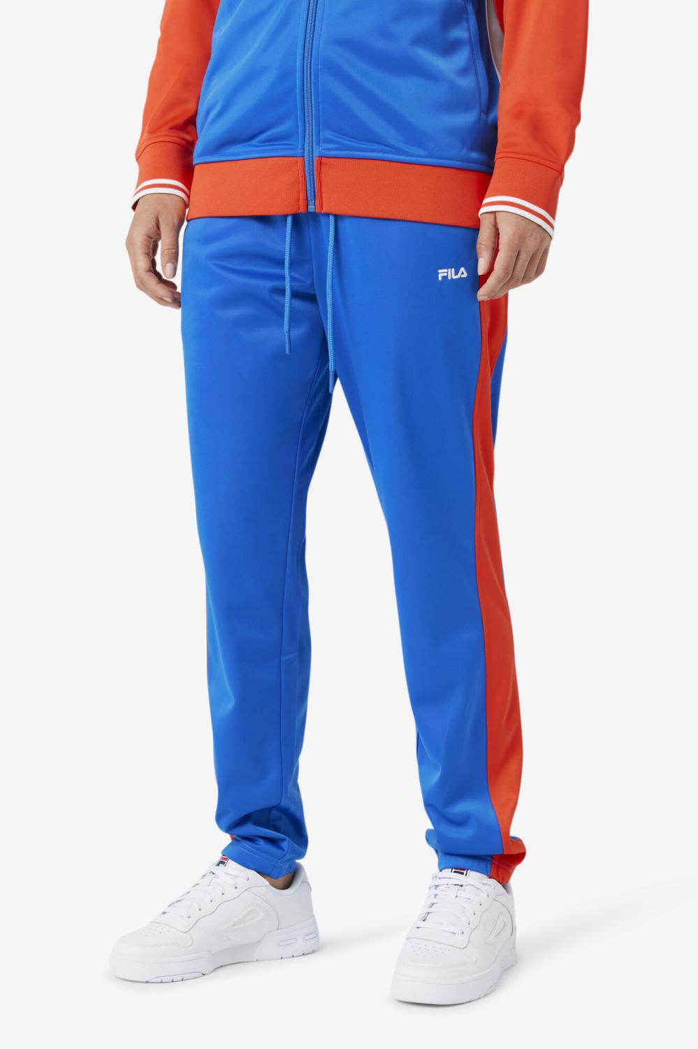 Men Sweatsuits &amp; Tracksuits | FILA Cuba Pant 466 PRINCESS BLUE / FIERY RED