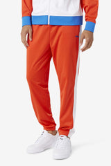 Men Sweatsuits &amp; Tracksuits | FILA Dominican Republic Pant 625 FIERY RED / WHITE