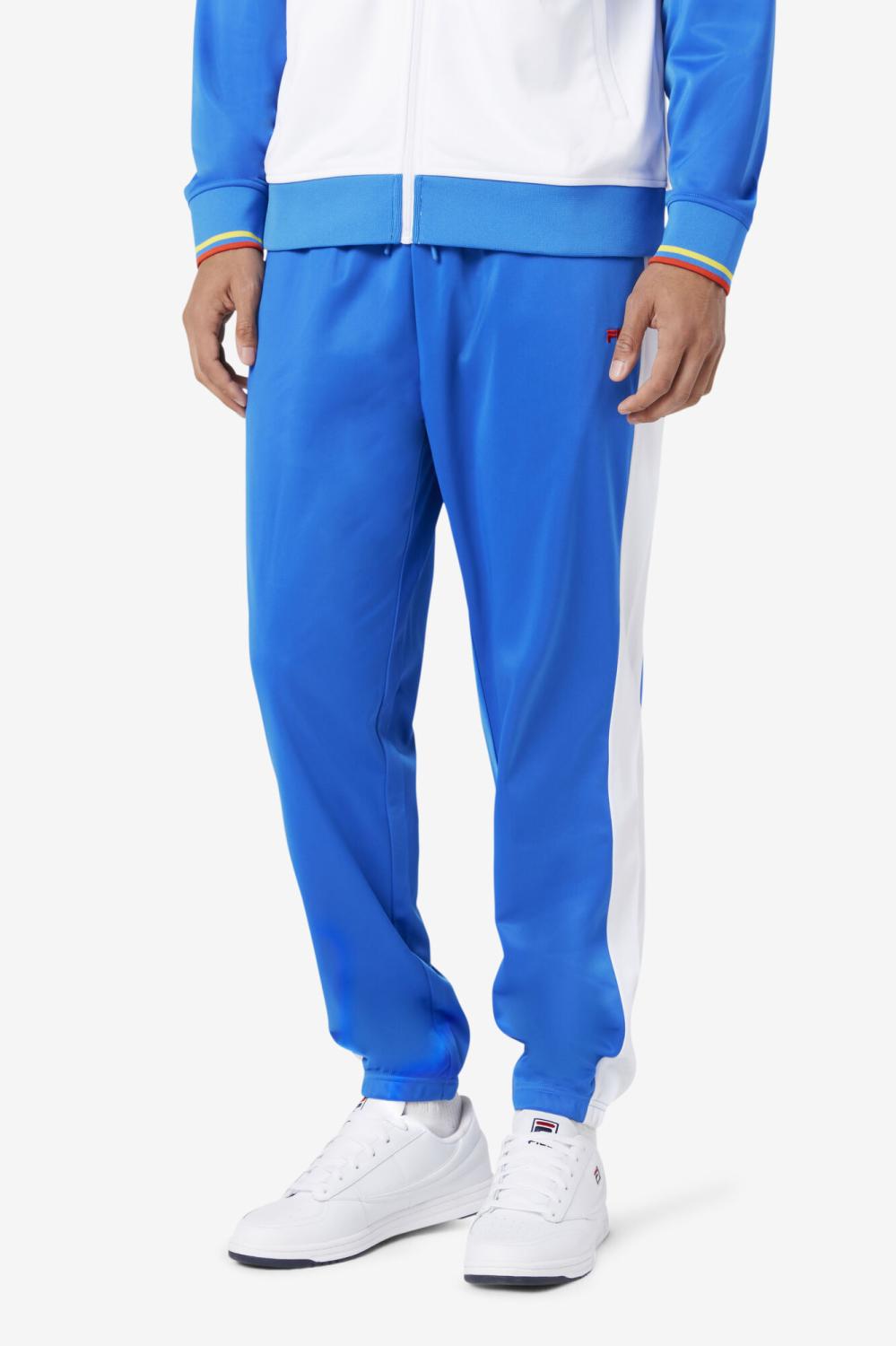 Men Sweatsuits &amp; Tracksuits | FILA Ecuador Track Pant 466 PRINCESS BLUE / WHITE / FIERY RED