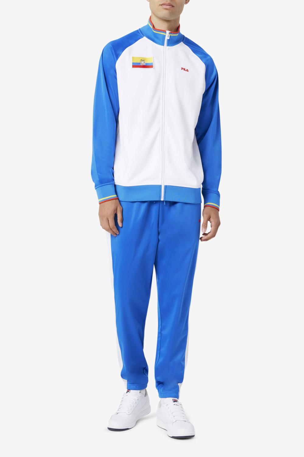 Men Sweatsuits &amp; Tracksuits | FILA Ecuador Track Pant 466 PRINCESS BLUE / WHITE / FIERY RED
