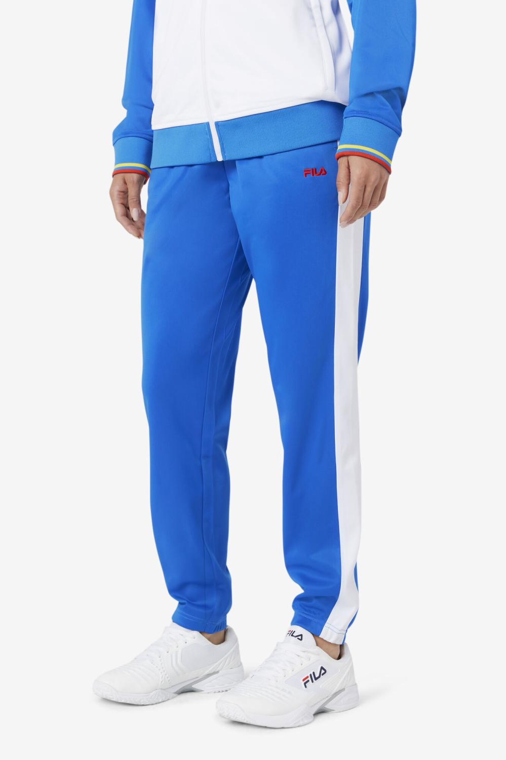 Men Sweatsuits &amp; Tracksuits | FILA Ecuador Track Pant 466 PRINCESS BLUE / WHITE / FIERY RED
