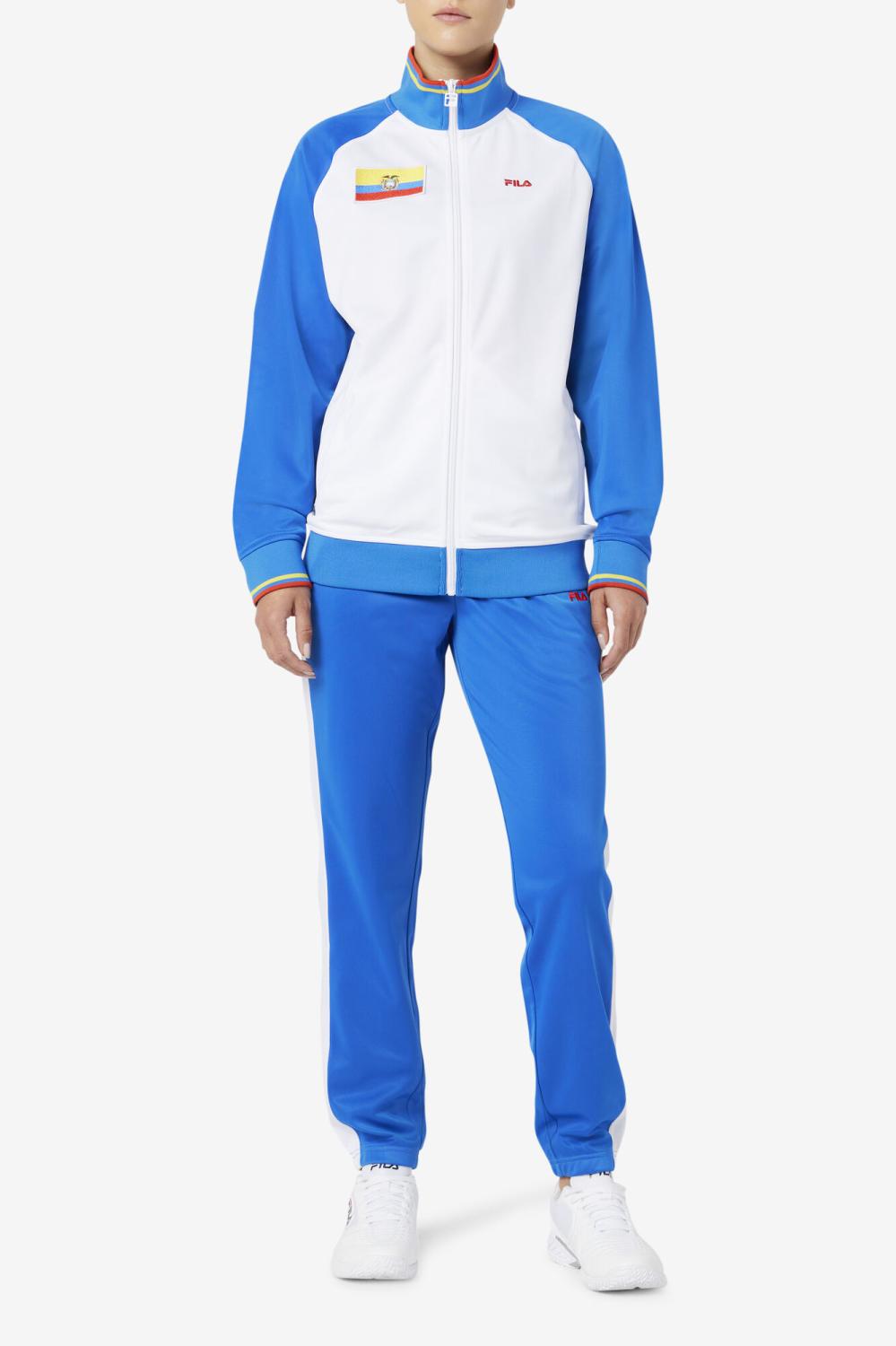 Men Sweatsuits &amp; Tracksuits | FILA Ecuador Track Pant 466 PRINCESS BLUE / WHITE / FIERY RED