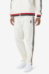 Men Sweatsuits &amp; Tracksuits | FILA Faras Windpant 132 GARDENIA / BLACK / FILA RED