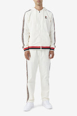 Men Sweatsuits &amp; Tracksuits | FILA Faras Windpant 132 GARDENIA / BLACK / FILA RED