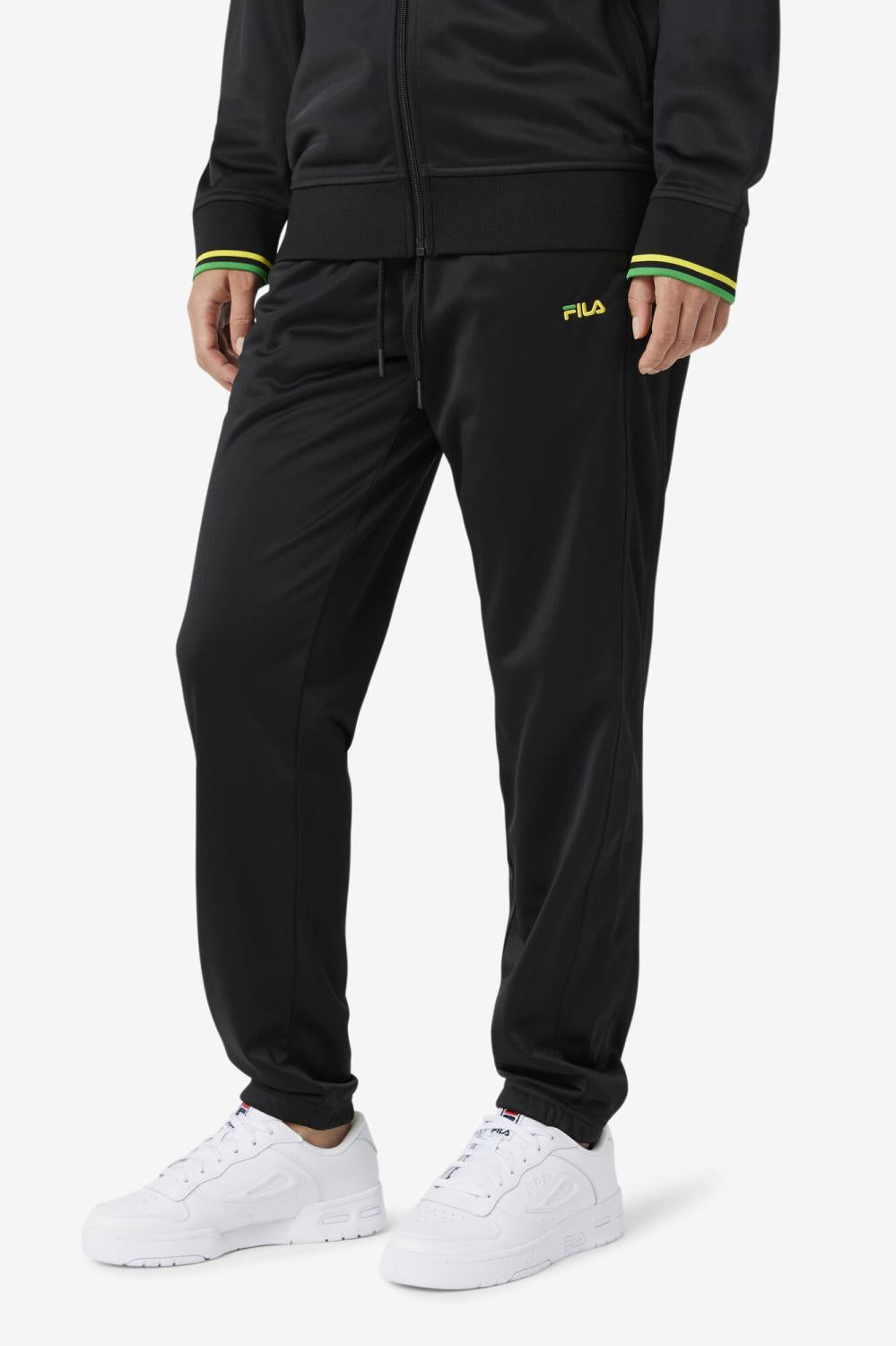 Men Sweatsuits &amp; Tracksuits | FILA Jamaica Pant 001 BLACK / WHITE