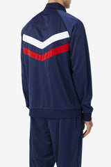 Men Sweatsuits &amp; Tracksuits | FILA Jaya Track Jacket 410 FILA NAVY / FILA RED / WHITE